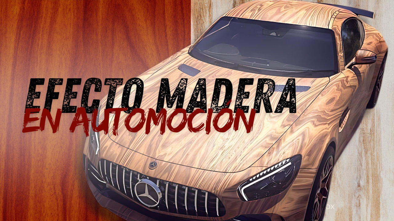 Efecto madera en automoción - Proceso de pintado